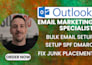 fix outlook spam issues setup bulk email dmarc and inbox placement